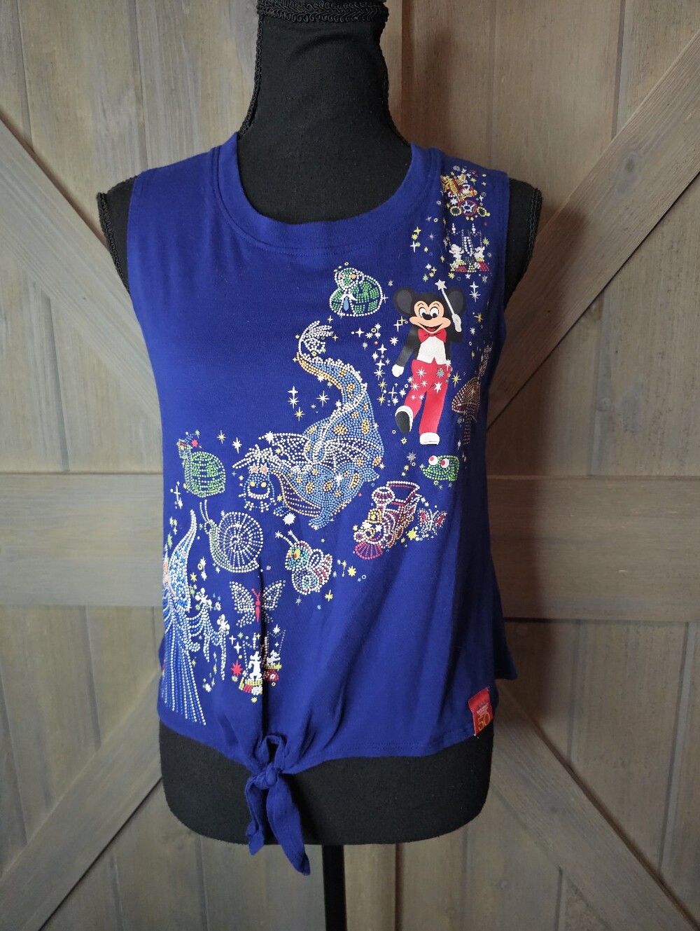 Disneyland Main Street Electrical Parade Anniversary Tank Top Small